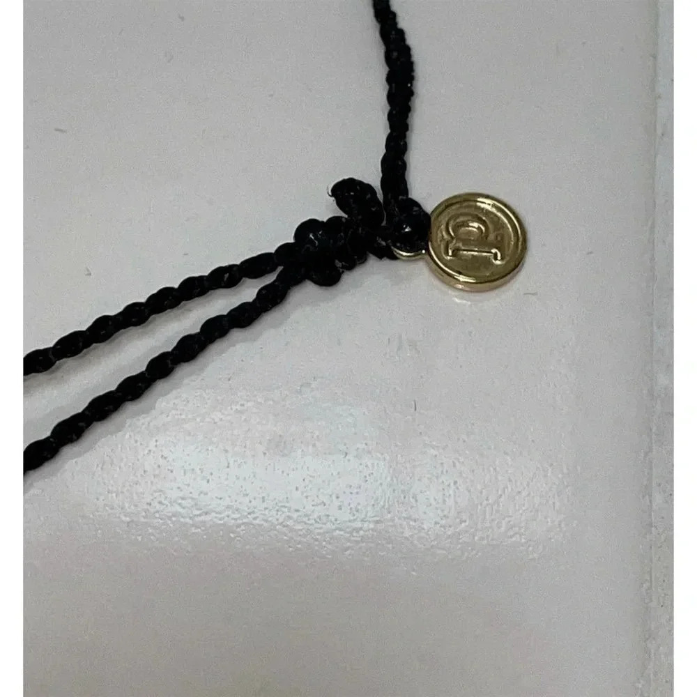 Pura Vida Boss Alphabet Bead Bracelet Black Adjustable Friendship Bracelet​ - Picture 4 of 5